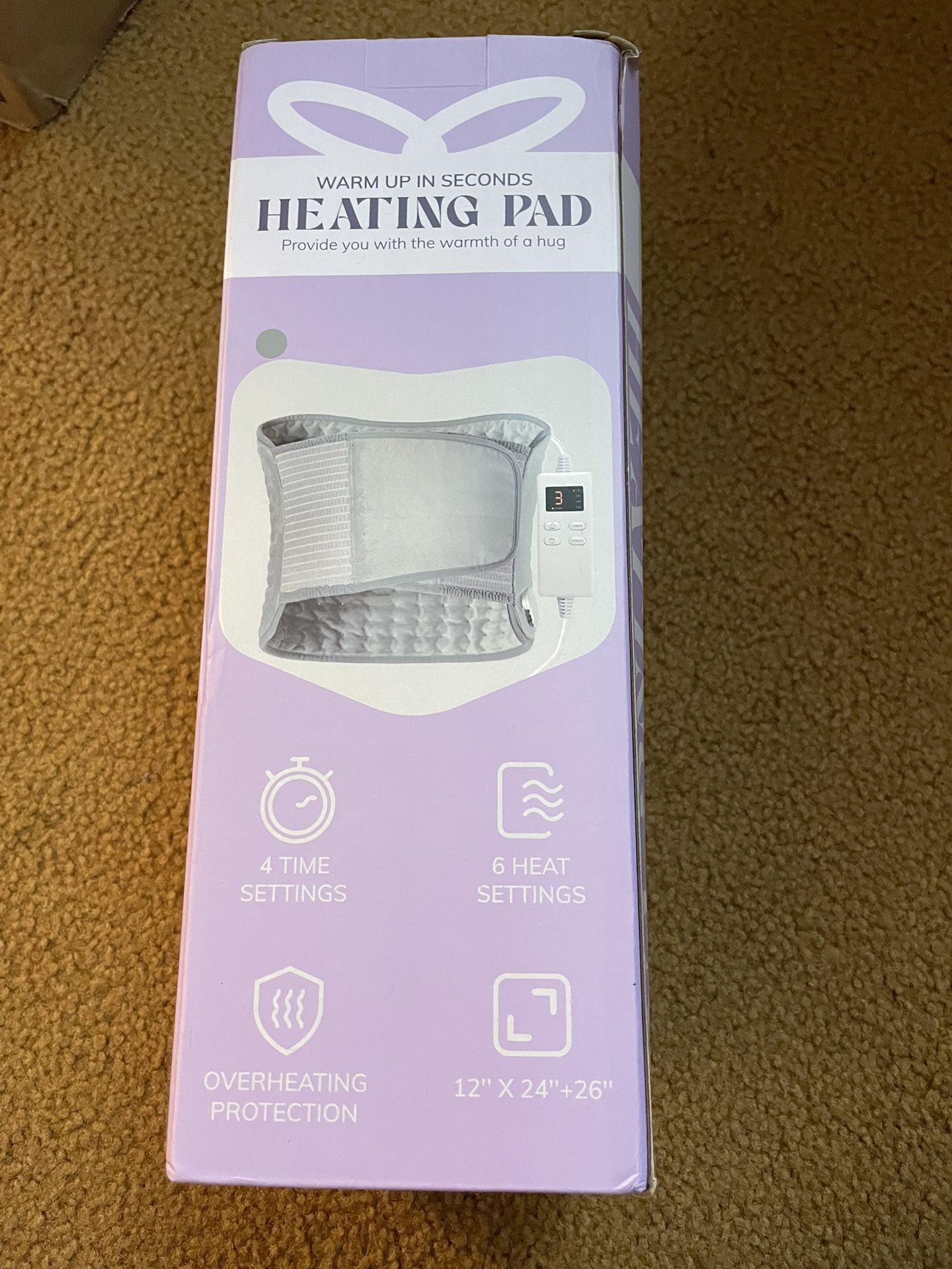 Brand New : Large Heating Pad for Back