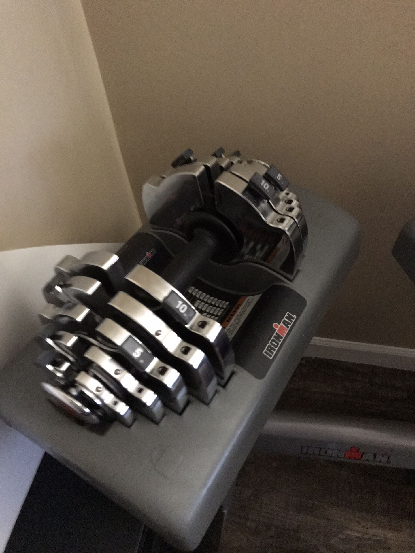 Adjustable Dumbbells Ironman