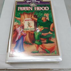 WALT DISNEY MASTERPIECE COLLECTION ROBIN HOOD VHS TAPE