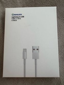 ⚡ 4  Cables – $10 (new)
