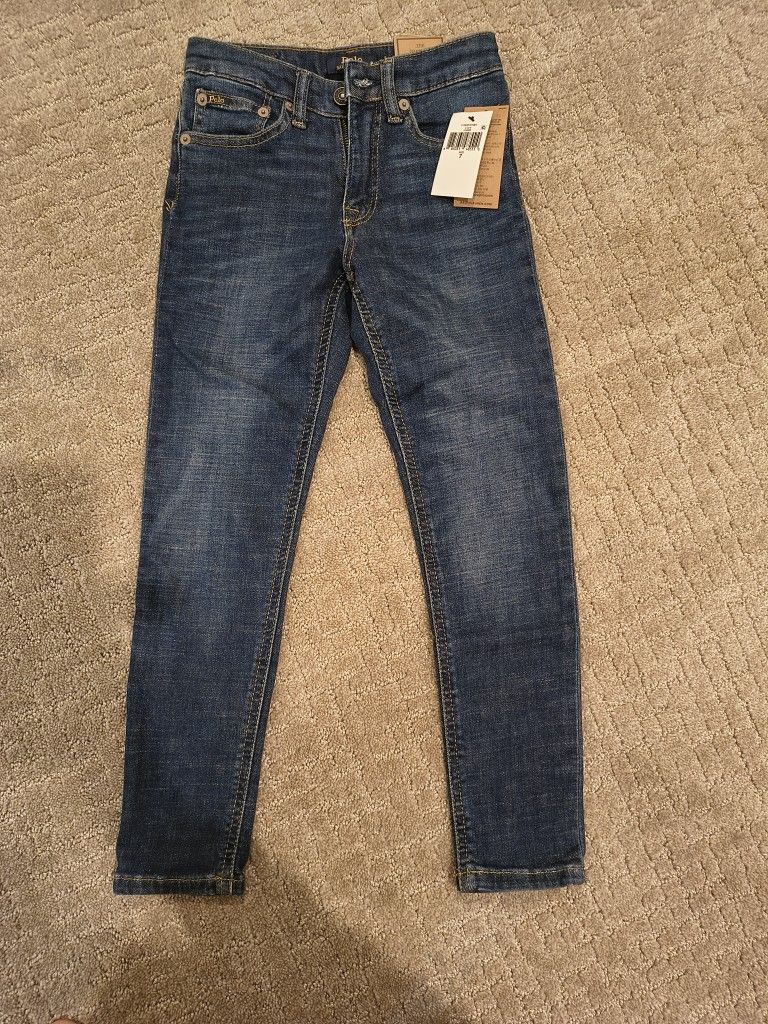 Polo Ralph Lauren Tompkins Stretch Skinny Fit Jeans, Size 7