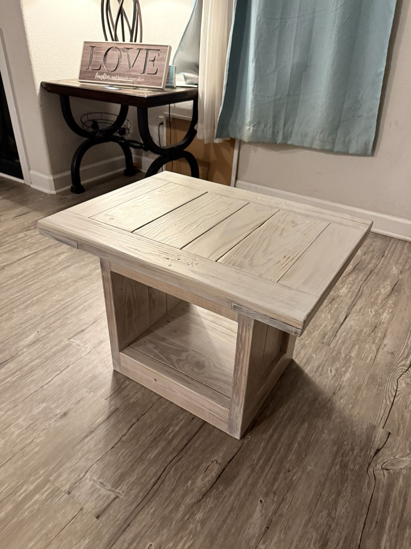Solid Wood End Table