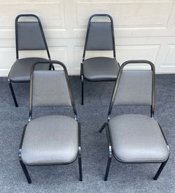 LIKE NEW COMFORTABLE PADDED BANQUET CHAIRS, PERFECT FOR OFFICE, EVENTS OR WATING ROOM) ($20.00 EACH CHAIR)