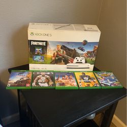 Xbox One S Plus 5 Games With Controller (No Fortnite)