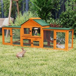 "Rabbit House / 2 story Pet Hutch with Ramps for Backyard Orange, New
Code # B4-45/ 46N
Brand new in box "