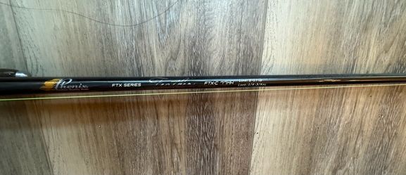 Title: NEW Phenix Feather FTX-C77MH Rod + Shimano Curado MGL 151HG Reel (Left Hand)