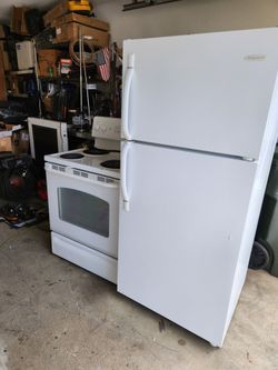 GE electric stove / refrigerator 250. For pair