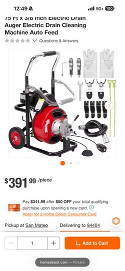 Unopened electric plunger