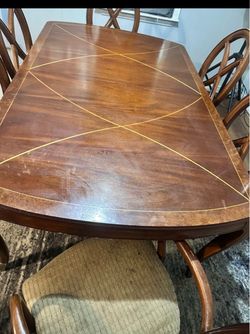 Real wood table