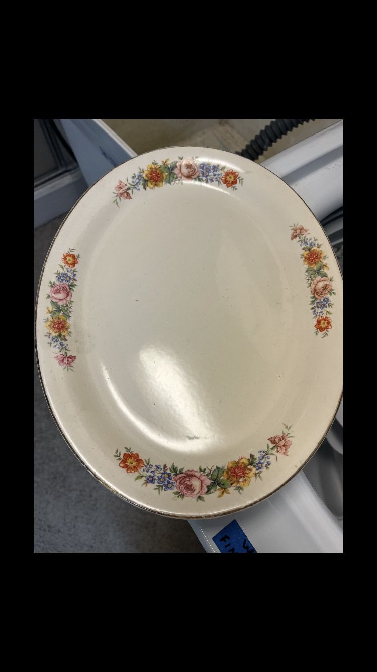 Vintage serving platter