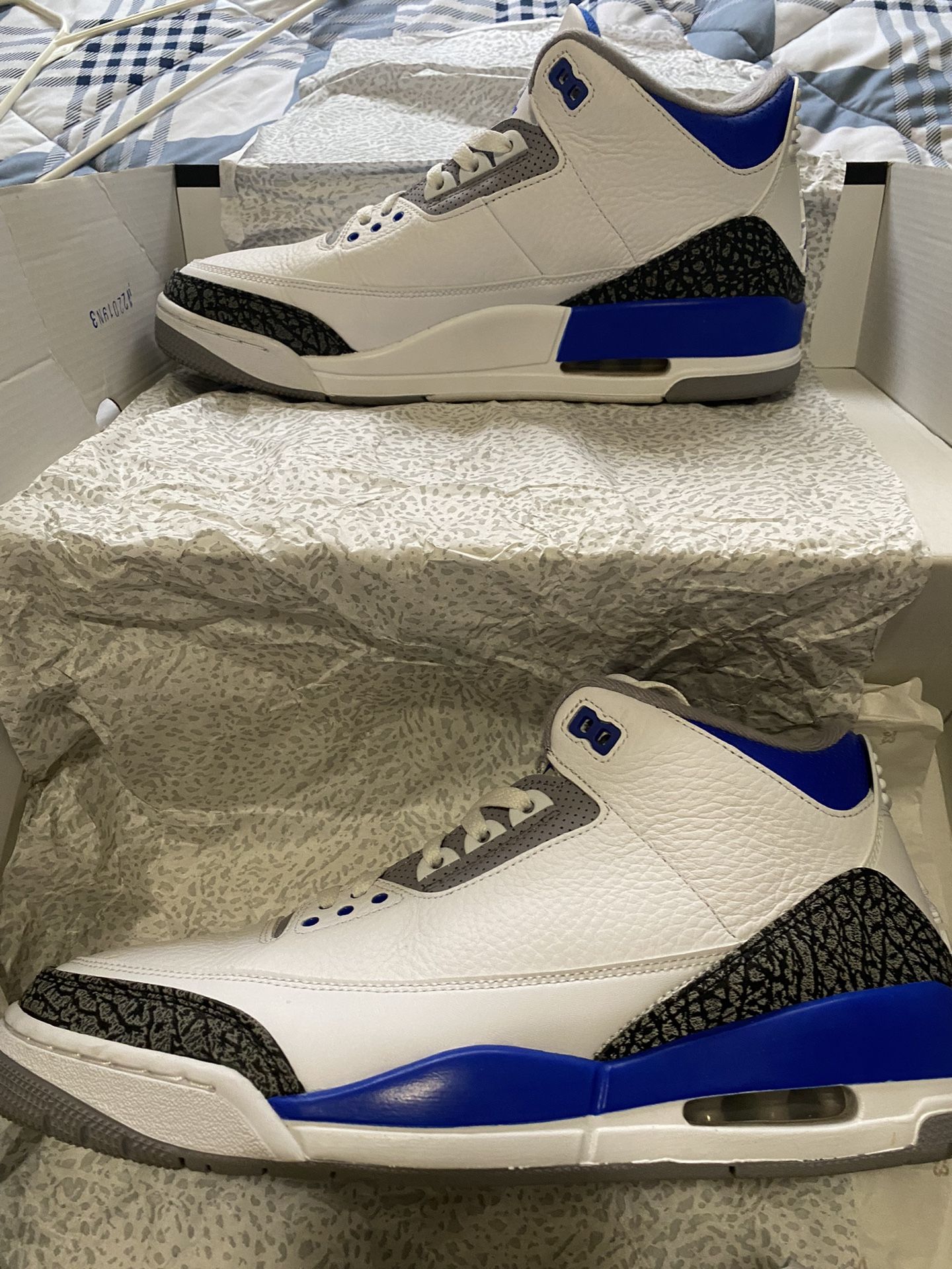 Air Jordan 3 Racer Blue Size 12