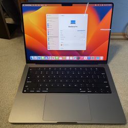 Apple 2021 Macbook Pro (14-inch, M1 Pro, 16GB RAM, 512GB SSD) - Silver