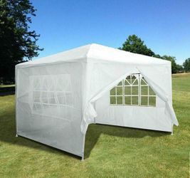 10x10ft canopy tent brand new 4 walls with windows included $65