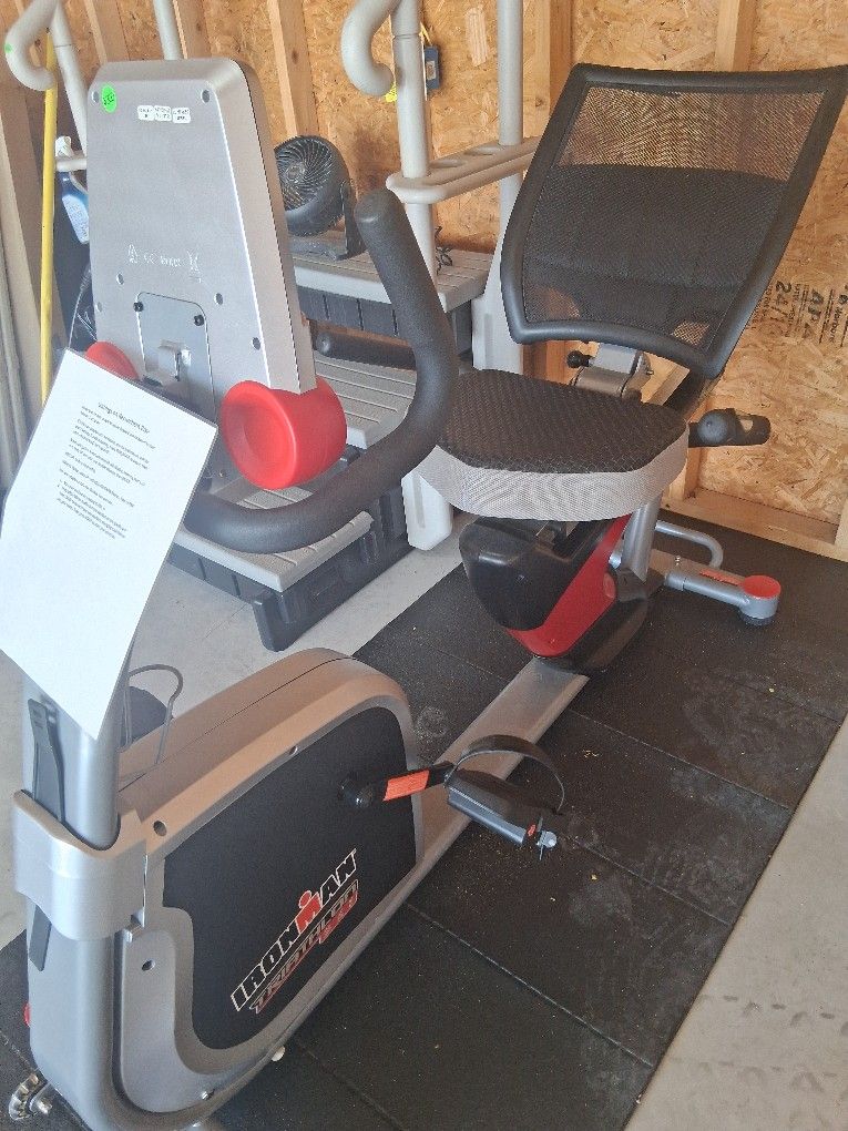 Ironman Ironman Triathlon X-Class 410 Smart Technology Recumbent Bike ...