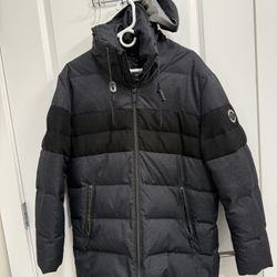 Karl Lagerfeld men's hooded puffer jacket- medium size