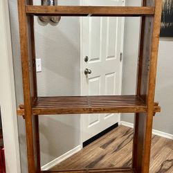 Nice wood shelving Unit 