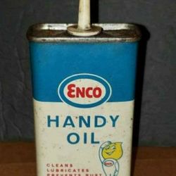 Vintage ENCO HANDY OIL 4oz Oiler