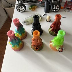 3d printed water pipes, ash catchers, ashtrays, etc