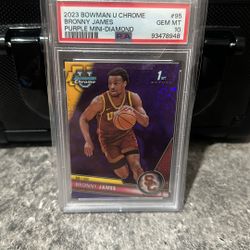 2023 Bowman U Chrome Bring James Psa10