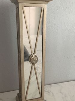 Mirrored Candle Holder - Tall -Candlestick