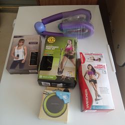 Exercise bundle with Bluetooth speaker