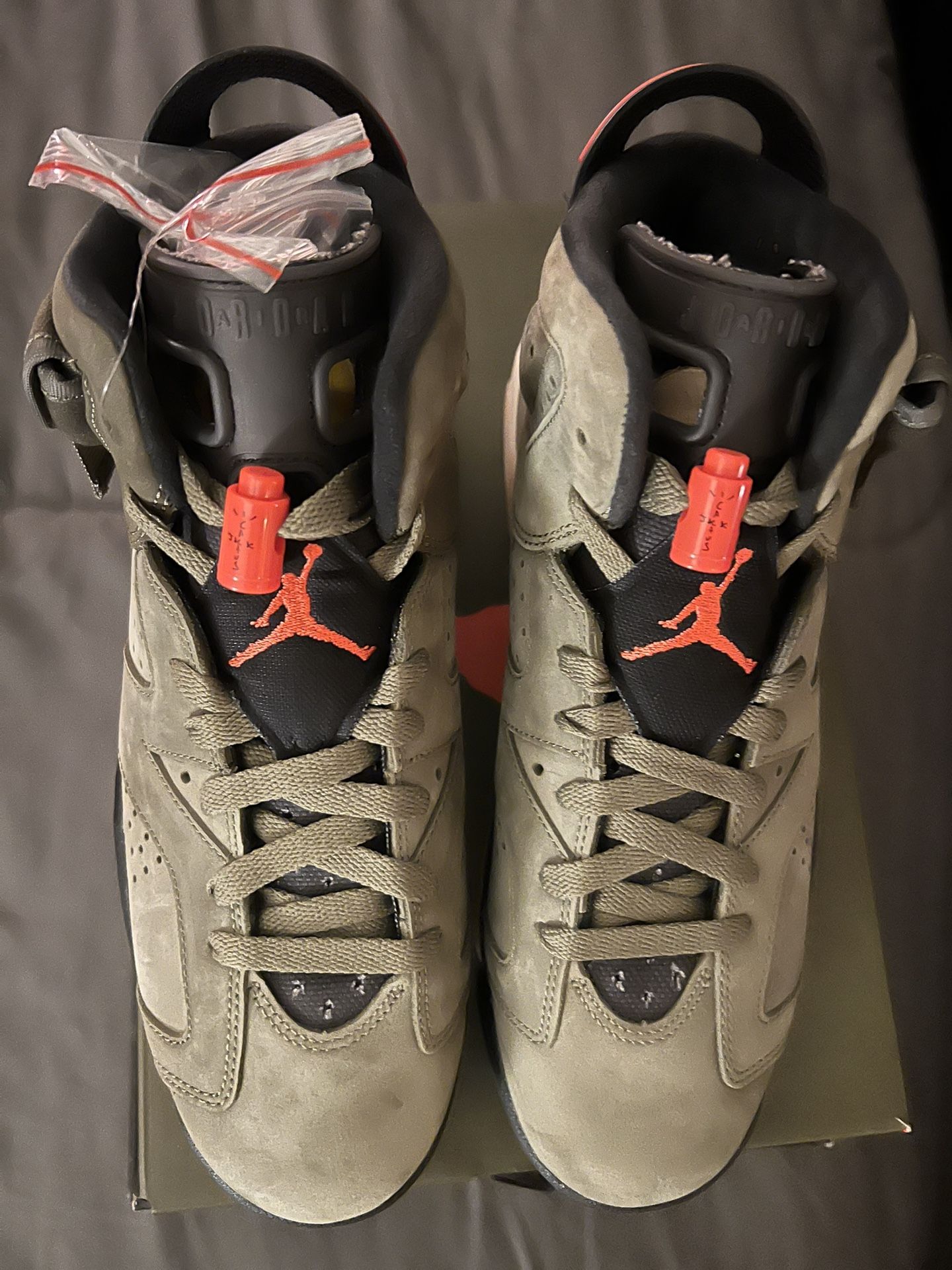 Jordan 6 Travis Scott Cactus Jack Size 7y