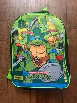 NEW Ninja Turtle Backpack TMNT