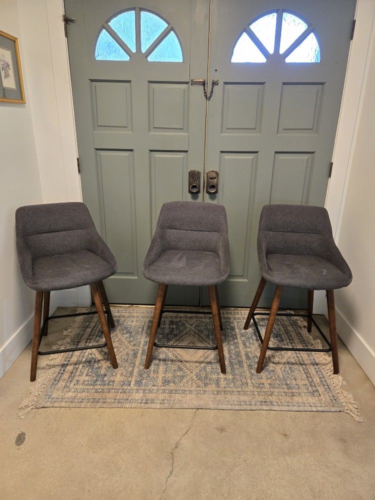 Counter Height Swivel Stools.