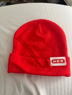 H-E-B Red Knit Beanie Hat $10