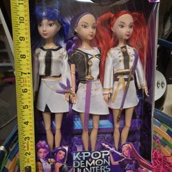 Demon Hunter Set Of 3 Dolls