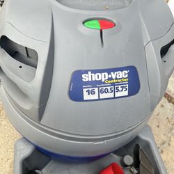 Shop Vac CONTRACTOR- Hardly any use at a home, 15 gallon, 5.75 hp