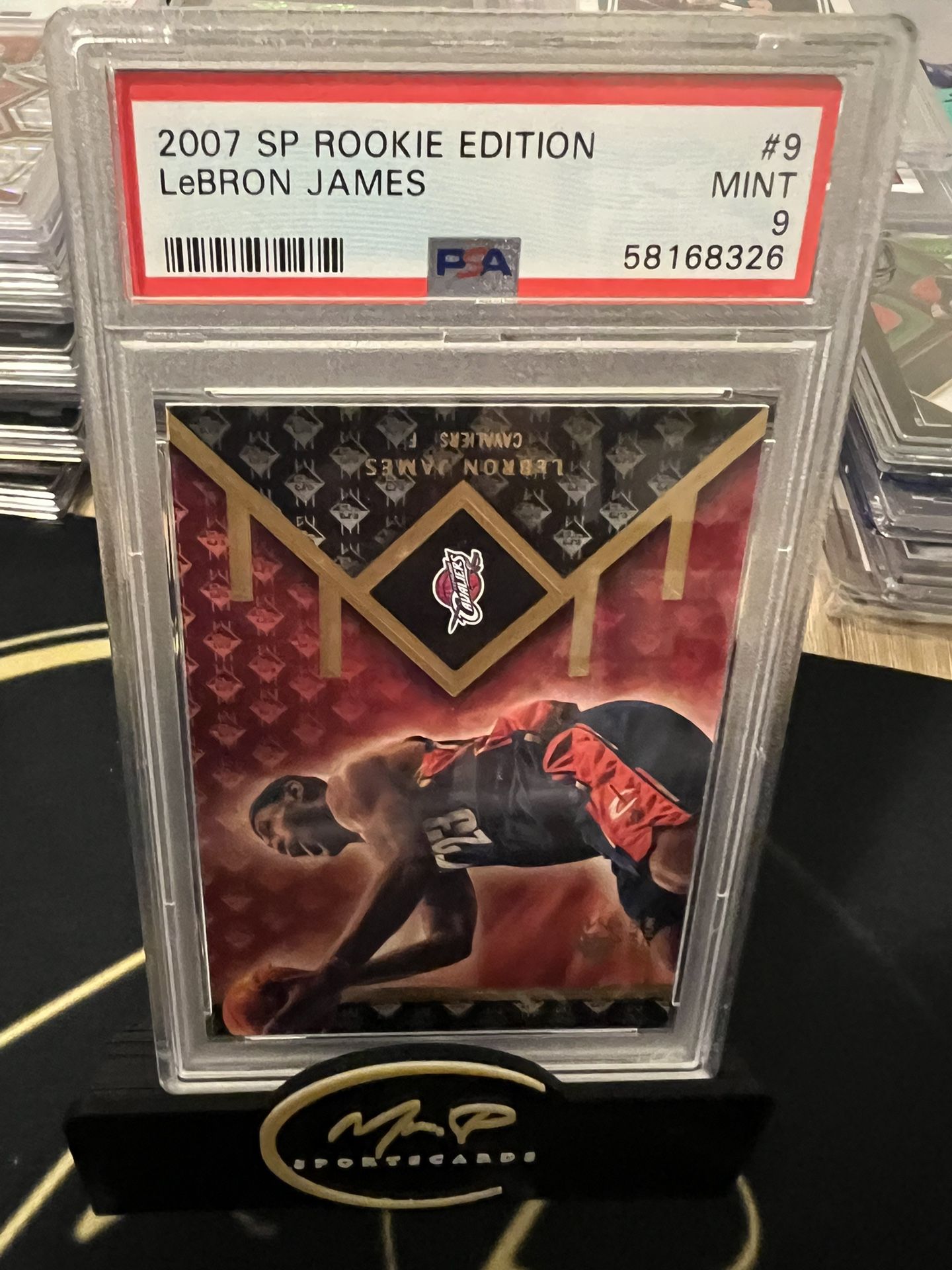 2007 Upper Deck SP Rookie Edition #9 LeBron James Mint PSA 9