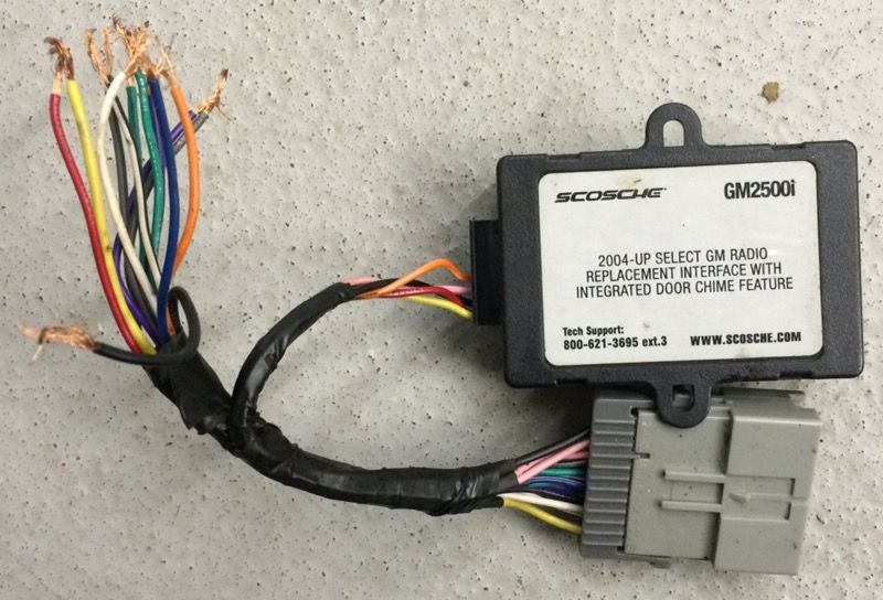 04-up gm aftermarket radio interface