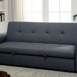Brand New Grey Pull-out Sofa Sleeper