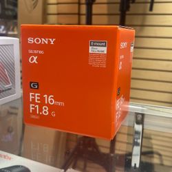 Sony FE 16mm F1.8 G Lens