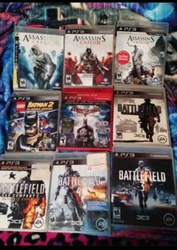 PS3 games, $7 each