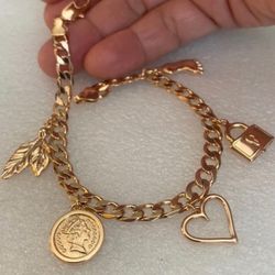 14k gold plated bracelet