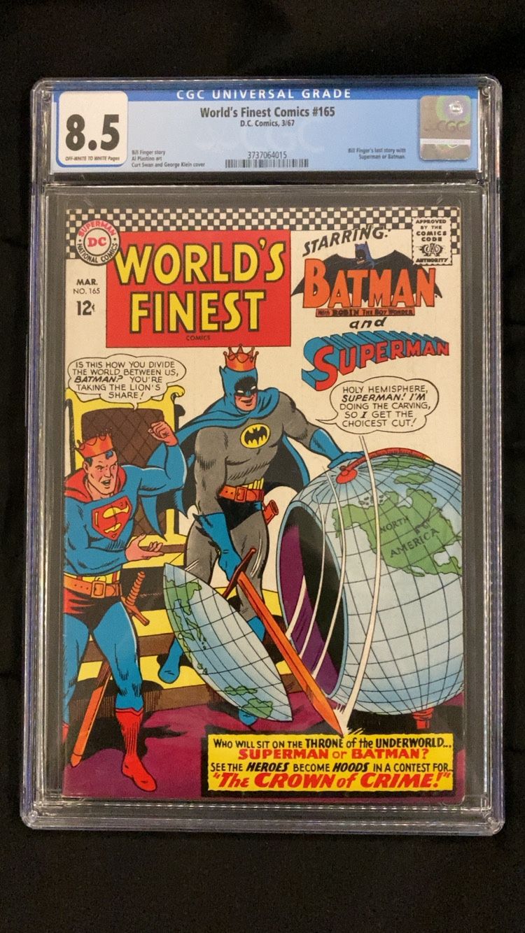 1967 World’s Finest 165 CGC 8.5 