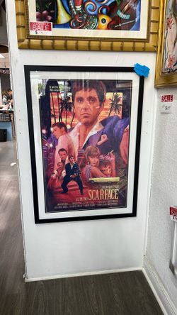 Al Pacino- The world I yours Scarface frame