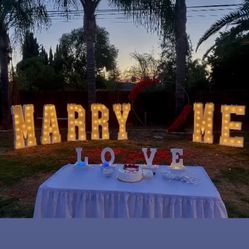 Marquee Letters And Numbers 