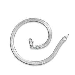 (8") Beautiful Solid .925 Sterling Silver 4MM Snake Chain Bracelet 