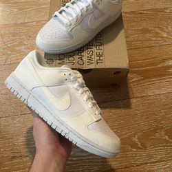 dunk low sail whitw