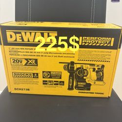 Dewalt XR 1 in. SDS Plus L-Shape Rotary Hammer 20v Cordless Brushless (Tool Only)