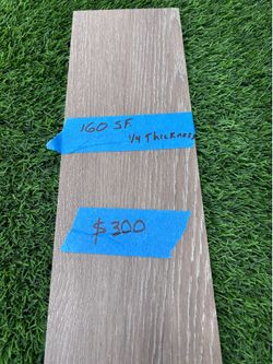 Dark beige flooring 160 square feet