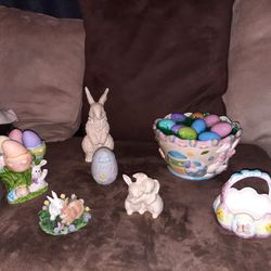 Easter Decor. Smoke Free Home. 