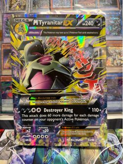 Pokemon M Tyranitar EX Jumbo Card Promo 43/98