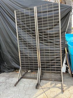 SOLID IRON RACK 87 INCHES TALL X 53 INCHES WIDE