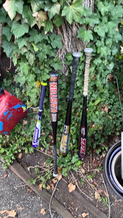 Louisville Sluggers/Easton Baseball Bats w/balls