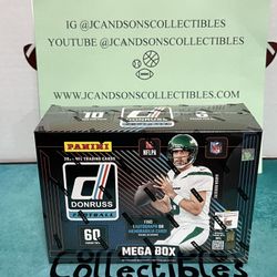 2024 Panini Donruss NFL Football Mega Box Target Factory Sealed