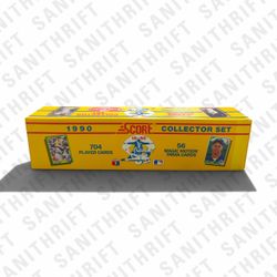 1990 Score Baseball Collector Set – 704 Player Cards + 56 Trivia Cards